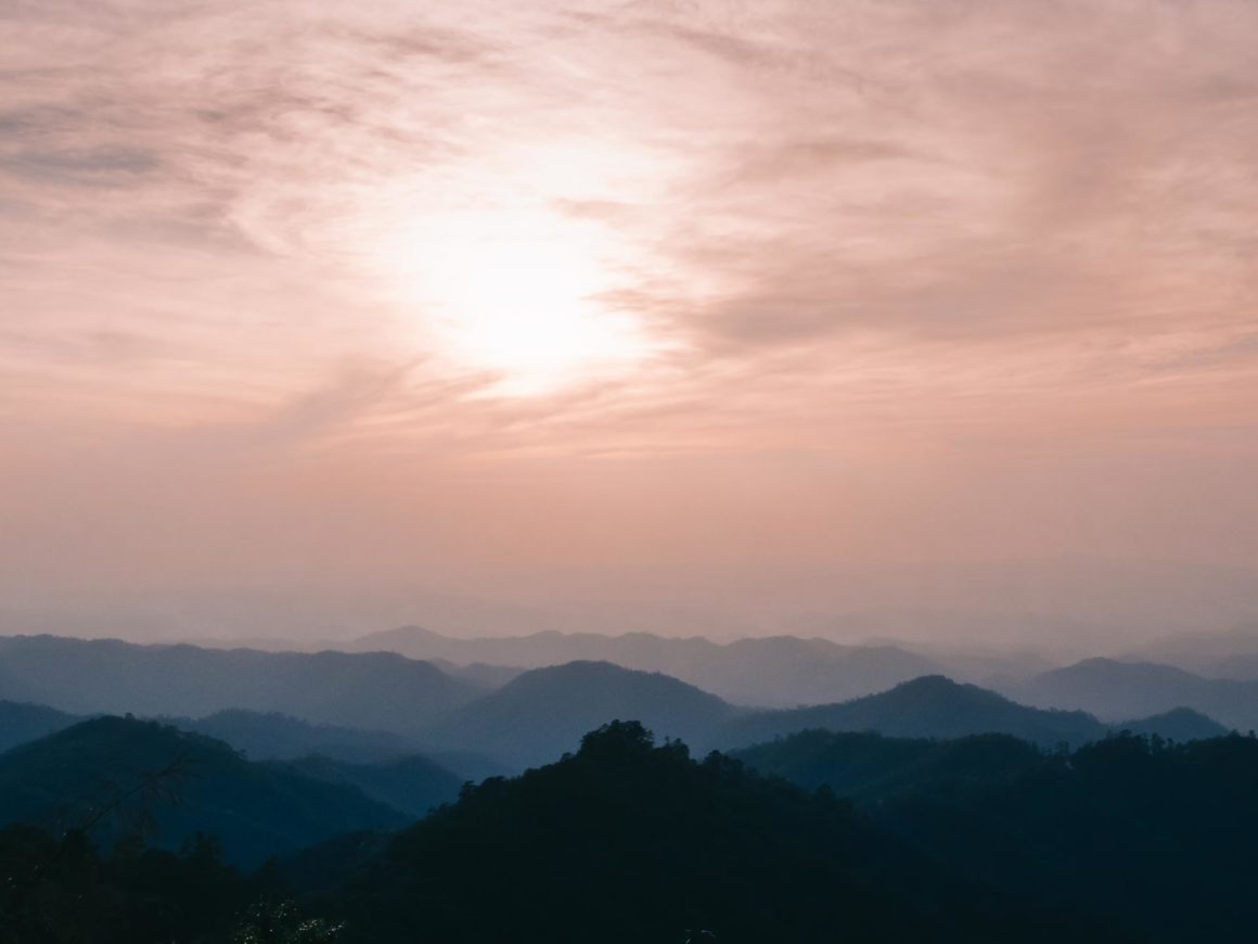 Coucher de soleil mae Hong son