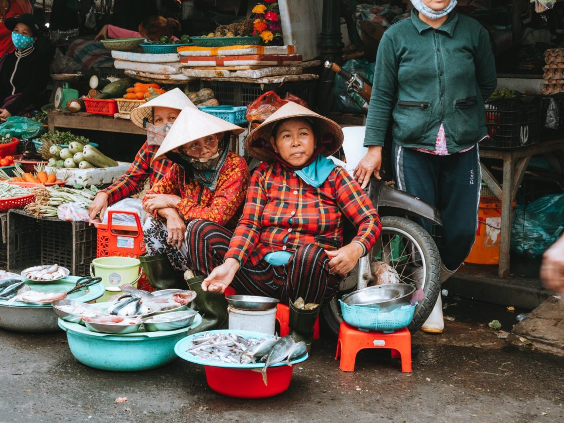 Marché poissons Vietnam