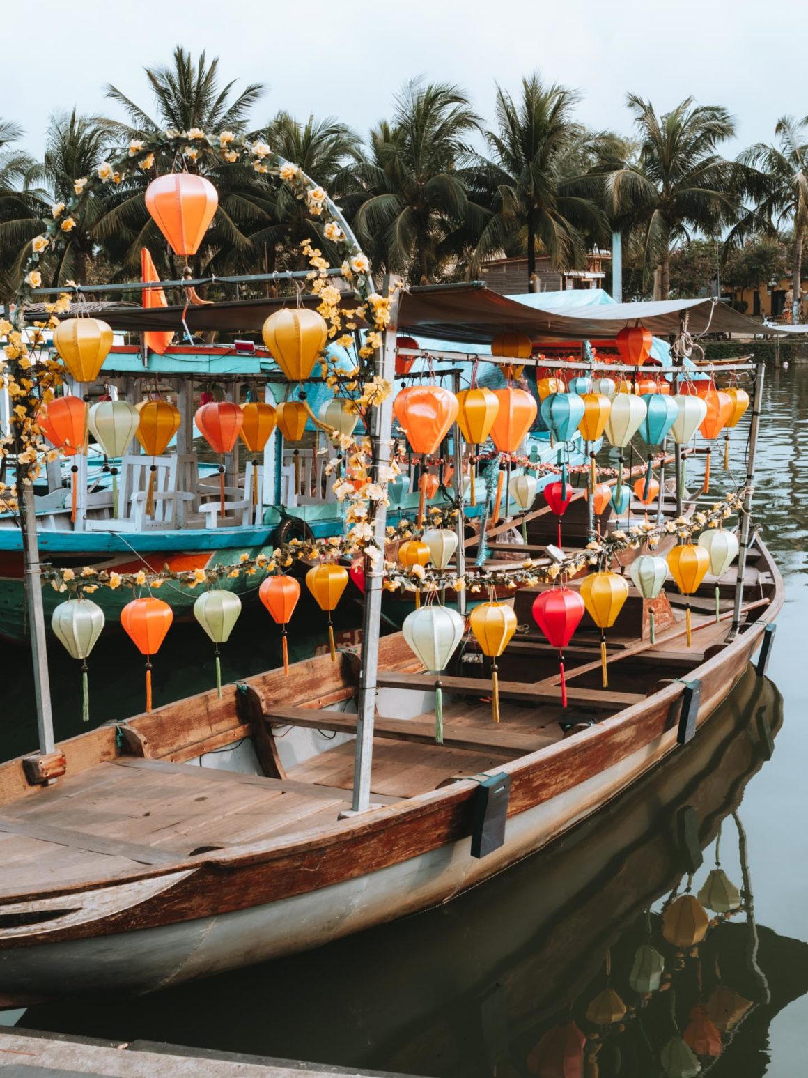 Bateau lanternes Vietnam